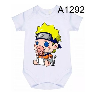 Body Roupa Para Bebê Anime Naruto Menino Geek Papai Desenho  Tamanho:P;Cor:Menino
