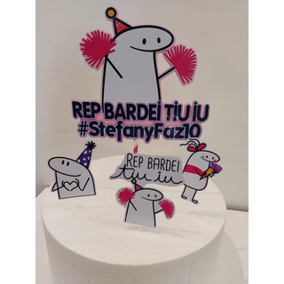 Topo De Bolo Flork Meme Bento Cake Topper dou uma surtada no Shoptime