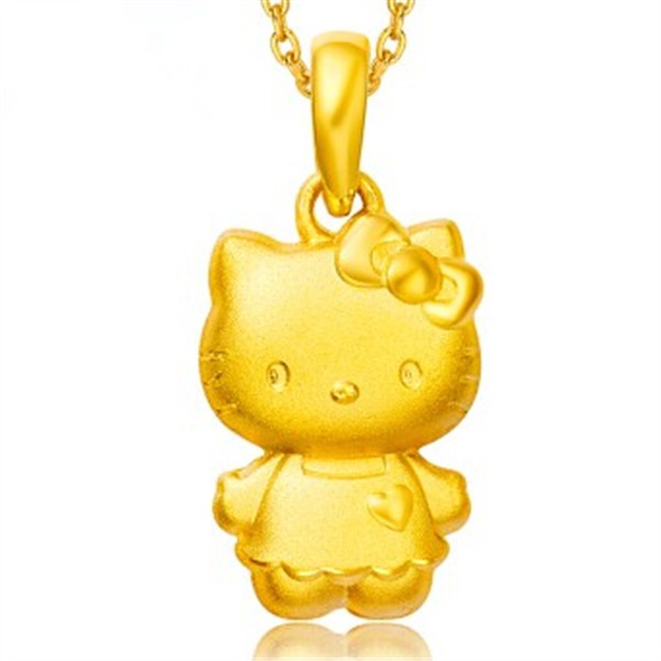 / Akokoko Hello Kitty Colar De Moda Com Banho De Ouro Importar Jóias