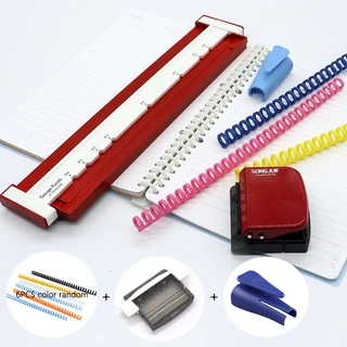 Perfurador / Furador De Papel Kw-Trio Com 6 Furos De Metal Com 5 Folhas Capacidade 6mm Para A4 A5 B5 Notebook Recados D