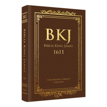 Bkj - Bíblia King James 1611 - Standard Luxo (marrom) | Shopee Brasil