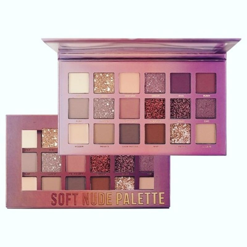 Paleta De Sombras Soft Nude Feels Ruby Rose Shopee Brasil