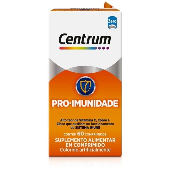 SUPLEMENTO ALIMENTAR CENTRUM PRO-IMUNIDADE 60 COMPRIMIDOS | Shopee Brasil