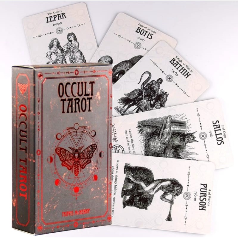 Occult Tarot Deck Tarô Oculto De Goécia Baralho de Cartas de Oráculo