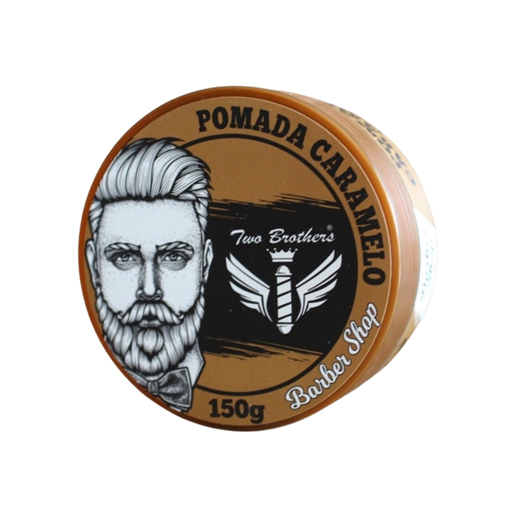 Cera Modeladora Caramelo Anti-frizz Efeito Molhado Tradional Two Brothers 150g