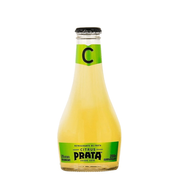 Refrigerante Prata Citrus Vidro 200ml Shopee Brasil