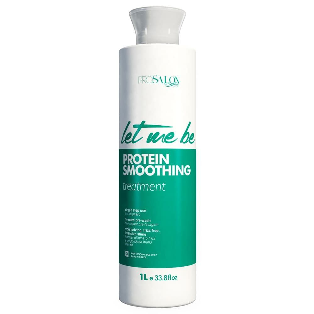 ProSalon Let Me Be Protein Smoothing Treatment Escova Progressiva Sem  Formol - 1 Litro