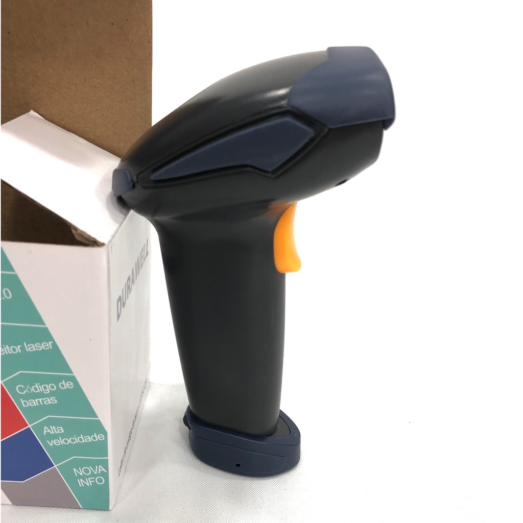 Leitor Scanner De Código Barra Laser Com Fio Usb 1,8m Sc-2013 | Shopee ...