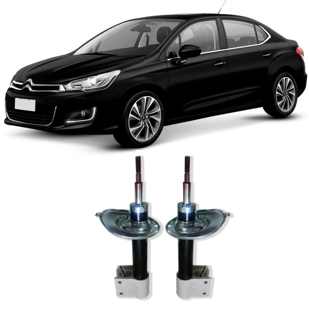 Amortecedor Citroen C4 Lounge Dianteiro 2012 Até 2019 O Par | Shopee Brasil