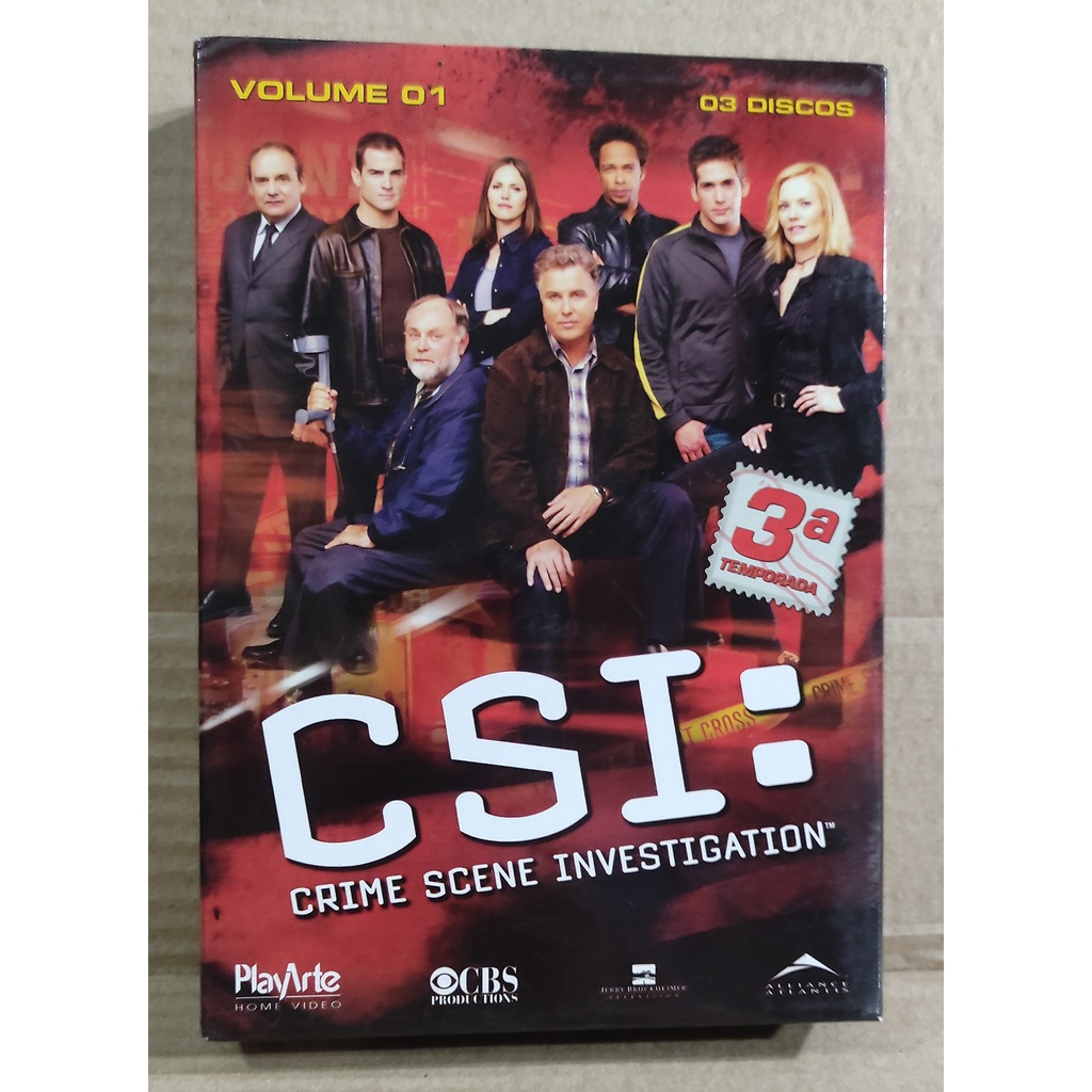 CSI Box Dvd - 3º Temporada - Volume 1 - Novo Original | Shopee Brasil