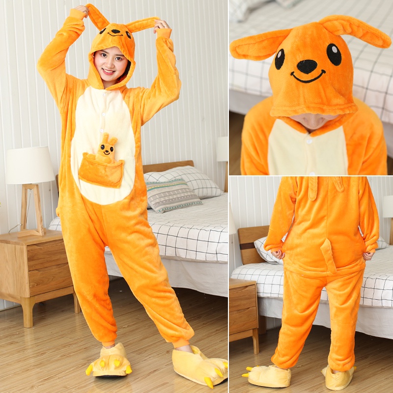 Pigiama Animali Cosplay,Pigiama Intero Animali Costume Adulto,Unisex Costume Carnevale Animali,Donna Uomo Cosplay Animale Costumi Tuta Halloween Carnevale (Men-3XL - Foto 11