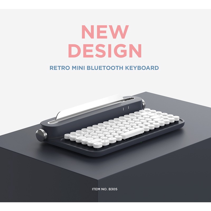 Retro Bluetooth Keyboard