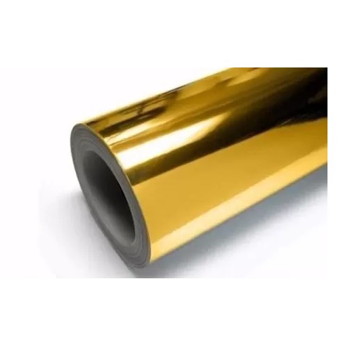 Vinil Adesivo Dourado Metalizado 5mx30cm Silhouette Cameo | Shopee Brasil