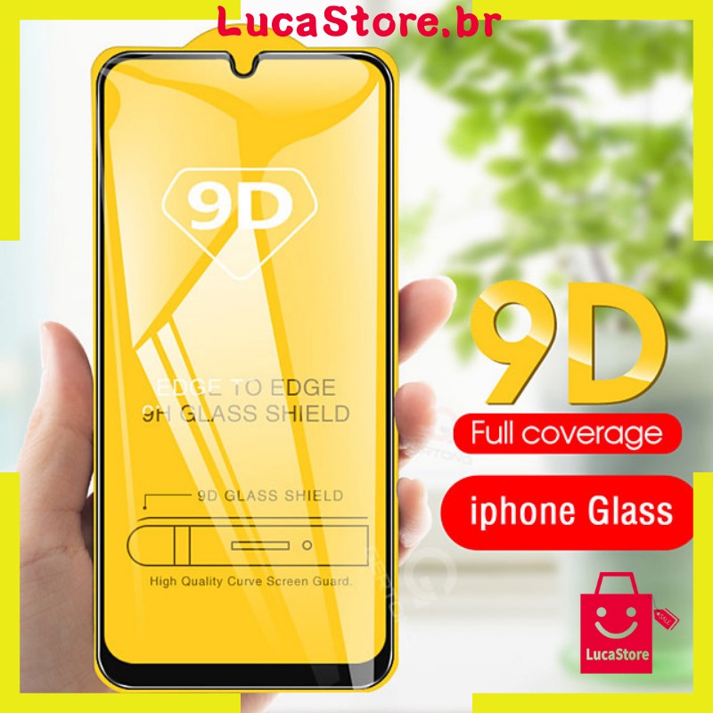 Película De Vidro 3D/9D Xiaomi Redmi Note 7/8/8T/9/9S/9 Pro/Note10/10S/Redmi9/9T/9A/9C