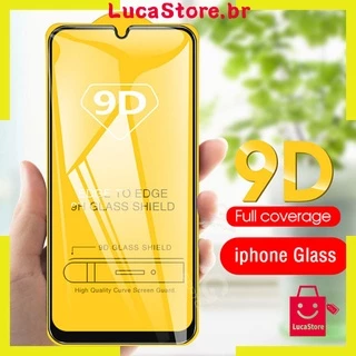 Película De Vidro 3D/9D Xiaomi Redmi Note 7/8/8T/9/9S/9 Pro/Note10/10S/Redmi9/9T/9A/9C