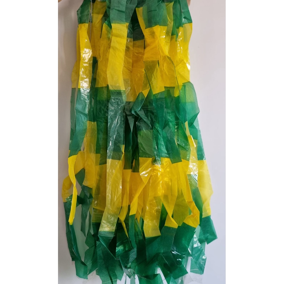 100 metros Fita Varal De Plástico Fitilho Verde Amarela Decoração Copa do Mundo em Oferta na Shopee