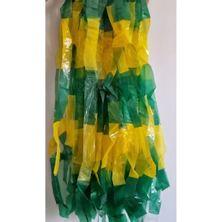 100 metros Fita Varal De Plástico Fitilho Verde Amarela Decoração Copa do Mundo em Oferta na Shopee