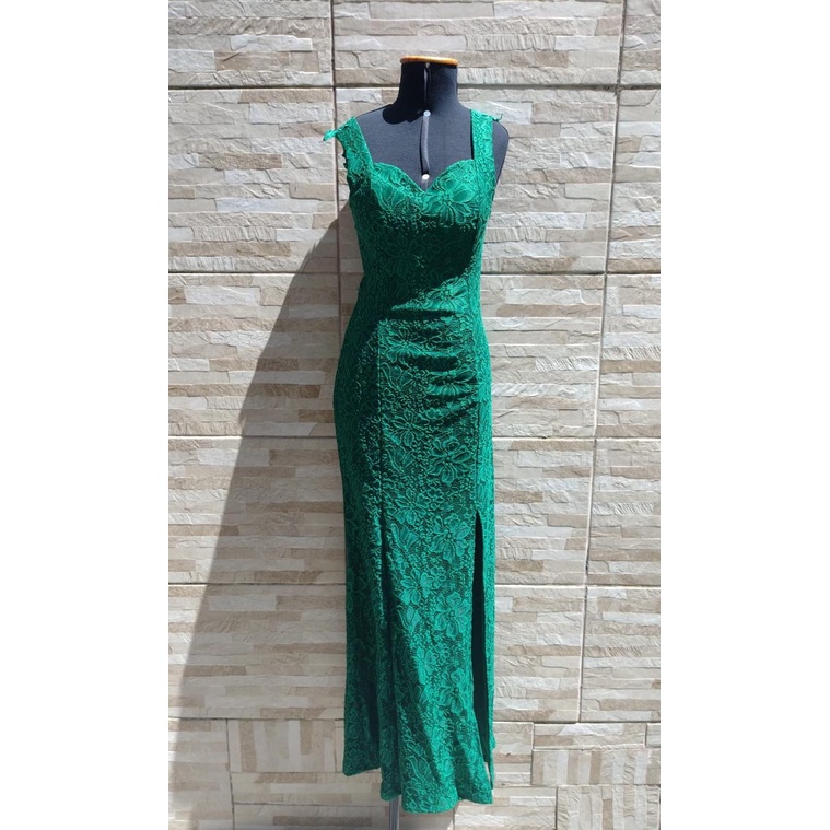 Vestido verde hot sale para formatura