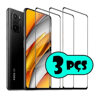 kit 3 Películas de Vidro 3d Para Xiaomi Poco F3