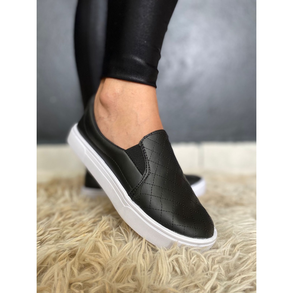 Sapatilha slip on store moleca