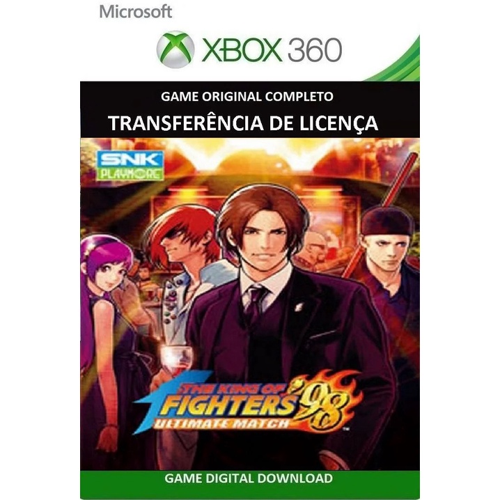 LICENÇA DIGITAL GAME XBOX 360 LIVE