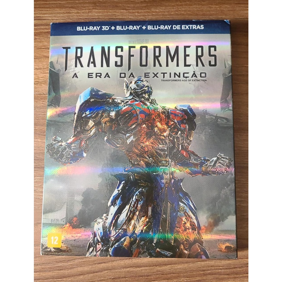 Blu-ray 3d + Blu-ray Transformers O Lado Oculto Da Lua