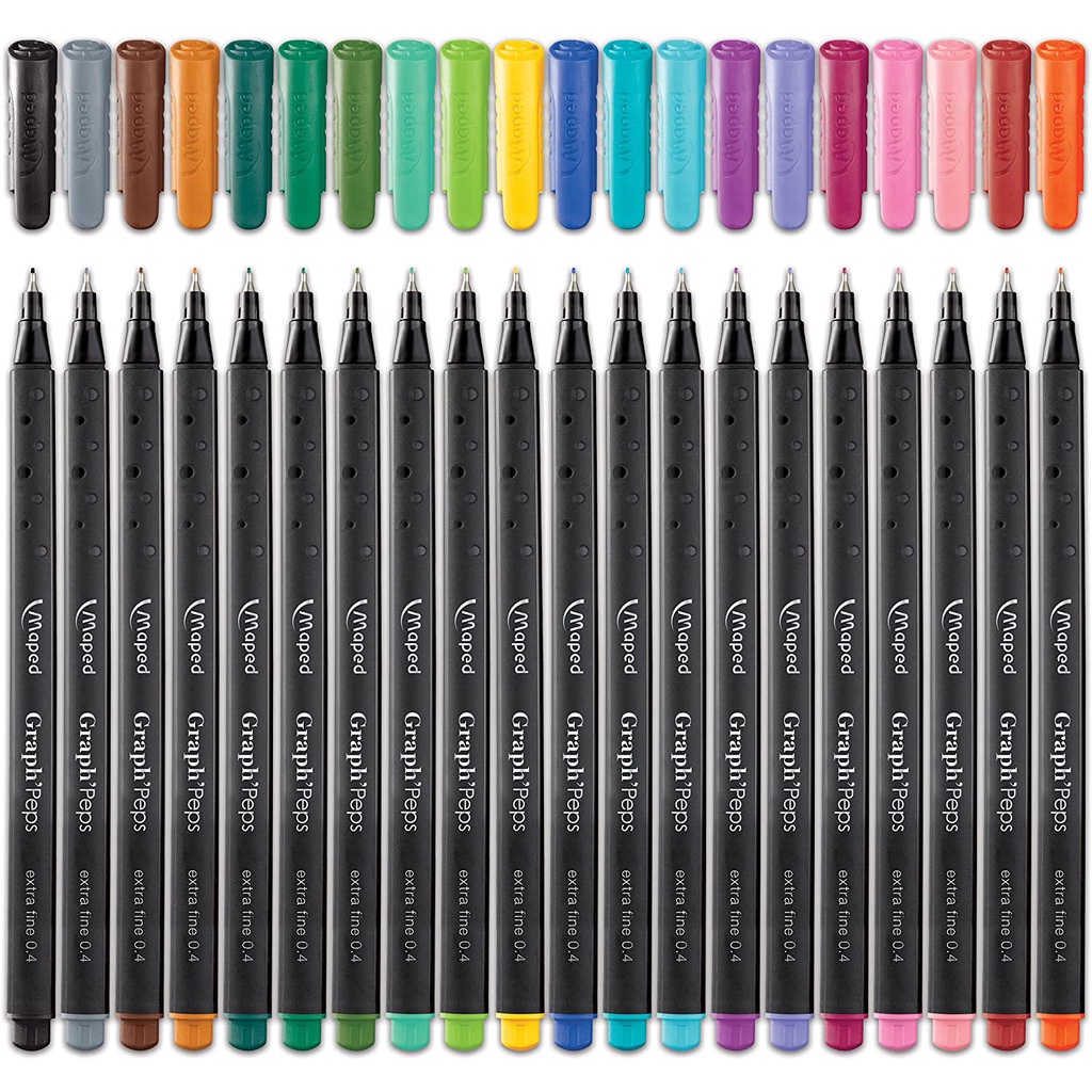 Caneta Fine Graph`Peps 0.4mm - Maped | Shopee Brasil