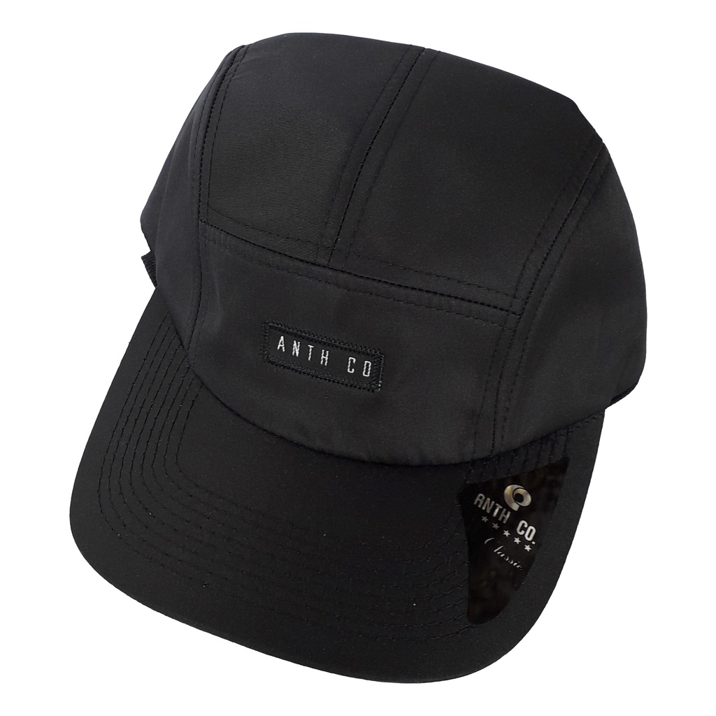 Bone Five Panel Aba Curva Strapback Fita Anth co Logo | Shopee Brasil