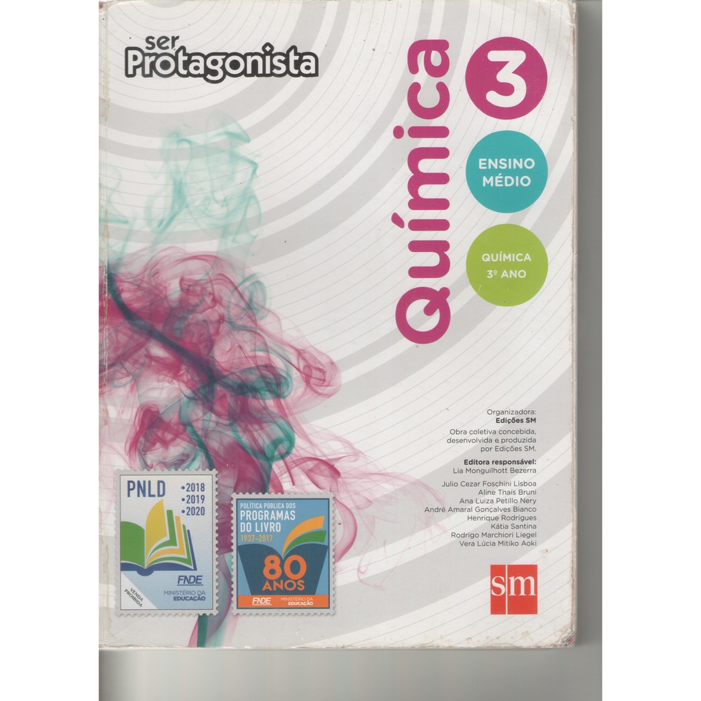 Química 3 Ensino mèdio 3º ano Edições SM | Shopee Brasil