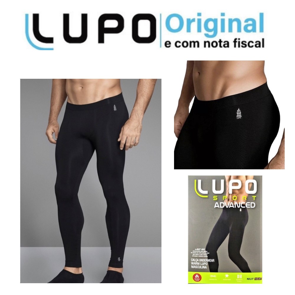 Calça Legging Térmica Masculina Preto - 1375