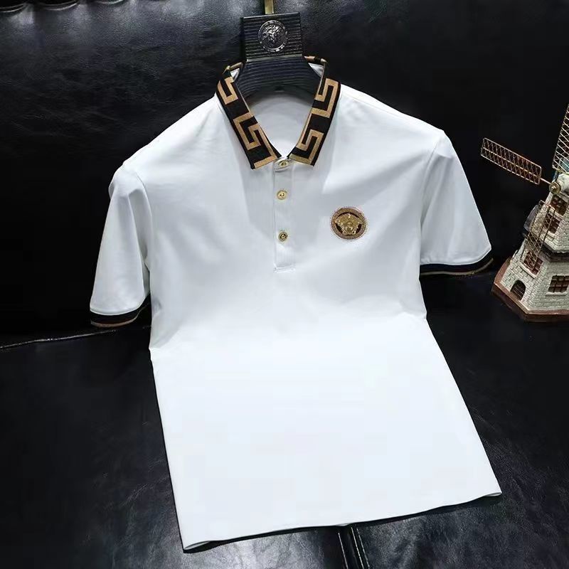 Camisa POLO De Lapela Masculina Roupa De Rua 2022 Verão Novo