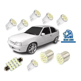 Kit Lampadas Led Kadett Ipanema Farol Placa Teto Ré Farolete