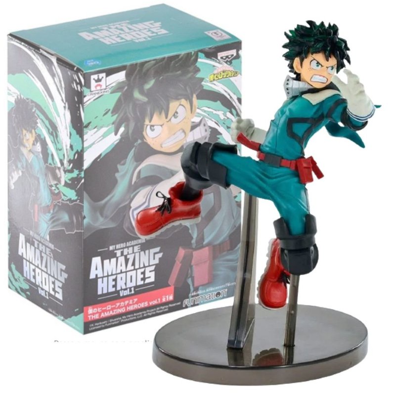 My Hero Academia Boku No Hero Action Figure Midorya All Might Envio Imediato Novo Shopee Brasil