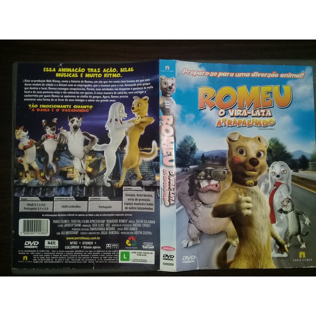 DVD ORIGINAL DESENHO ROMEU O VIRALATA ATRAPALHADO Shopee Brasil