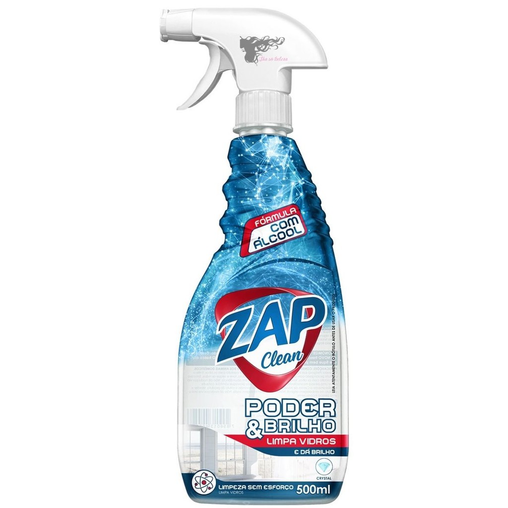 Limpa Vidros Zap Clean - Gatilho - Original - 500ml | Shopee Brasil