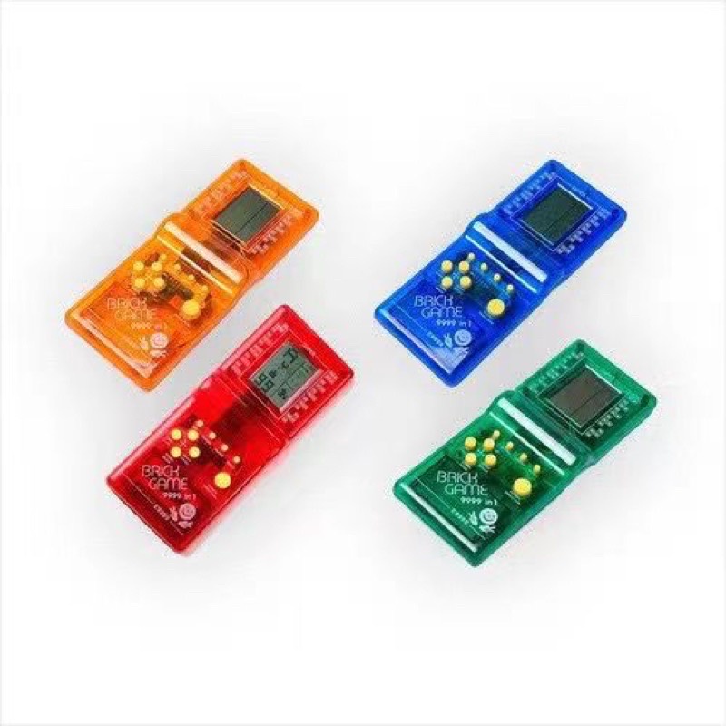 Super Mini Game Jogo 9999 em 1 Portátil A Pilha Estilo Retrô Anos 80  Nostálgico Cor Preto, Amarelo, Azul, Verde, Vermelho E Rosa Com Tetris,  Frogger