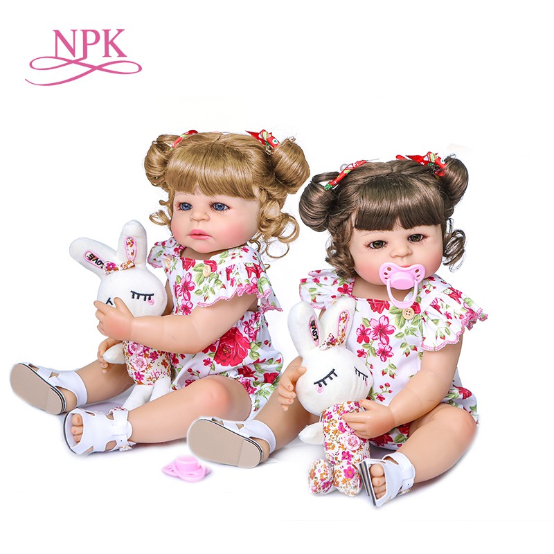 Bonecas reborn para npk, muda de roupa, boneca realista para bebês