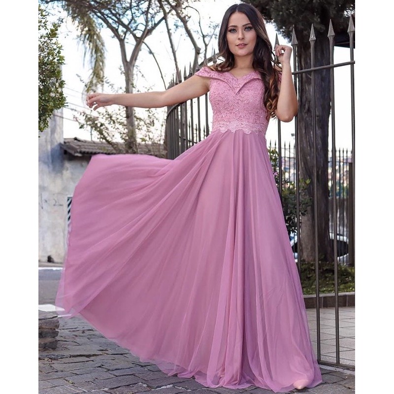 Vestido de store madrinha estilo princesa