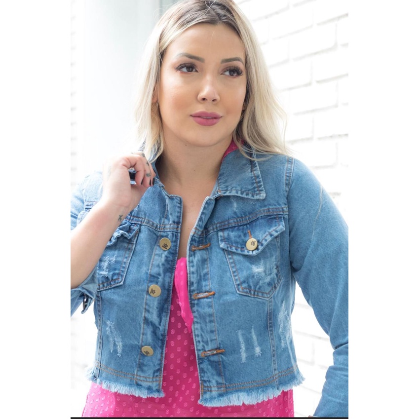 Jaqueta jeans hot sale manchada