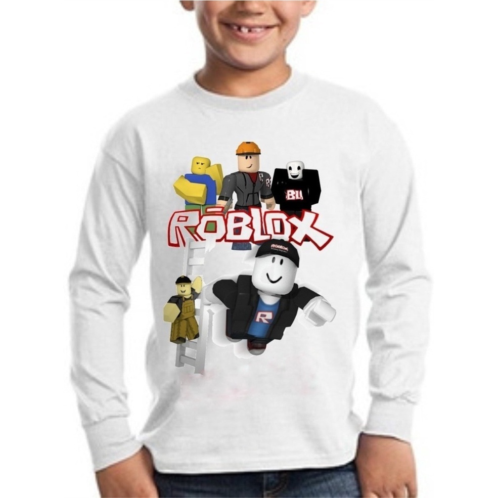 Camiseta Roblox Personagens Camisa Adulto e Infantil Ah01897