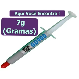 Pasta Termica GD900 7G Graxa Termica 7 G Prata Dissipador De Calor Led Chip Notebook Pc Rele Placa Vídeo Ps4
