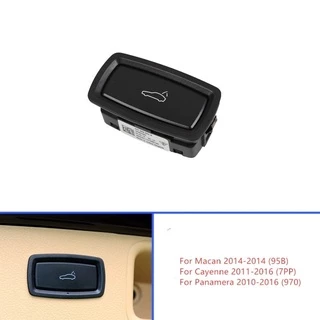 Para Porsche Cayenne 11-16 Macan 14-17 Panamera 10 Interruptor De Bloqueio Do Porta-Malas Traseiro Carro Botão Liberação Da Traseira 7PP959832