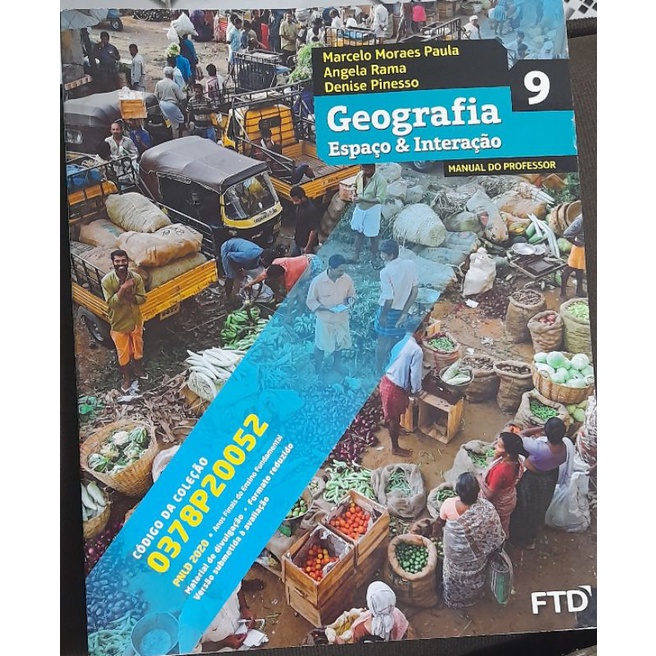 geografia Espaço & interação 9- manual do professor | Shopee Brasil