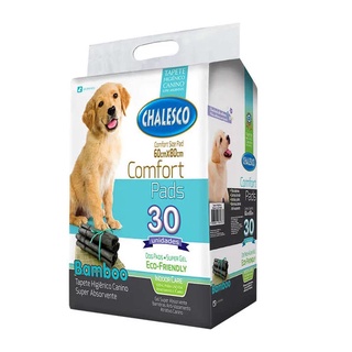 Tapete Higiênico Comfort Bamboo Cães Chalesco C/30 Unidades