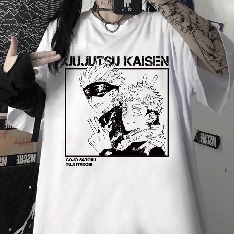 Camiseta Unissex Anime Manga Jujutsu Kaisen