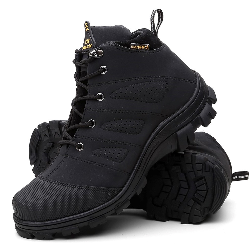 Bota cano curto impermeavel 2024 masculina