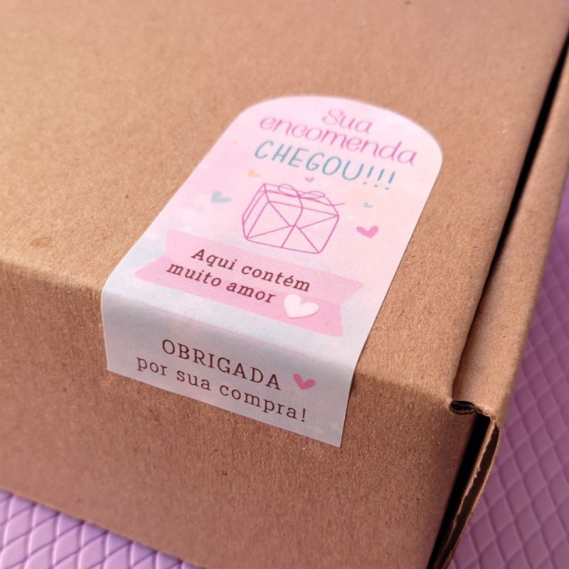 30 Adesivos lacres sua encomenda chegou | Shopee Brasil