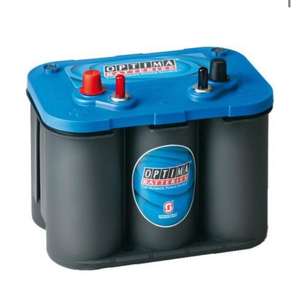 Bateria Optima BlueTop 50Ah - 34M - Uso Náutico ( Partida ) - Pronta ...