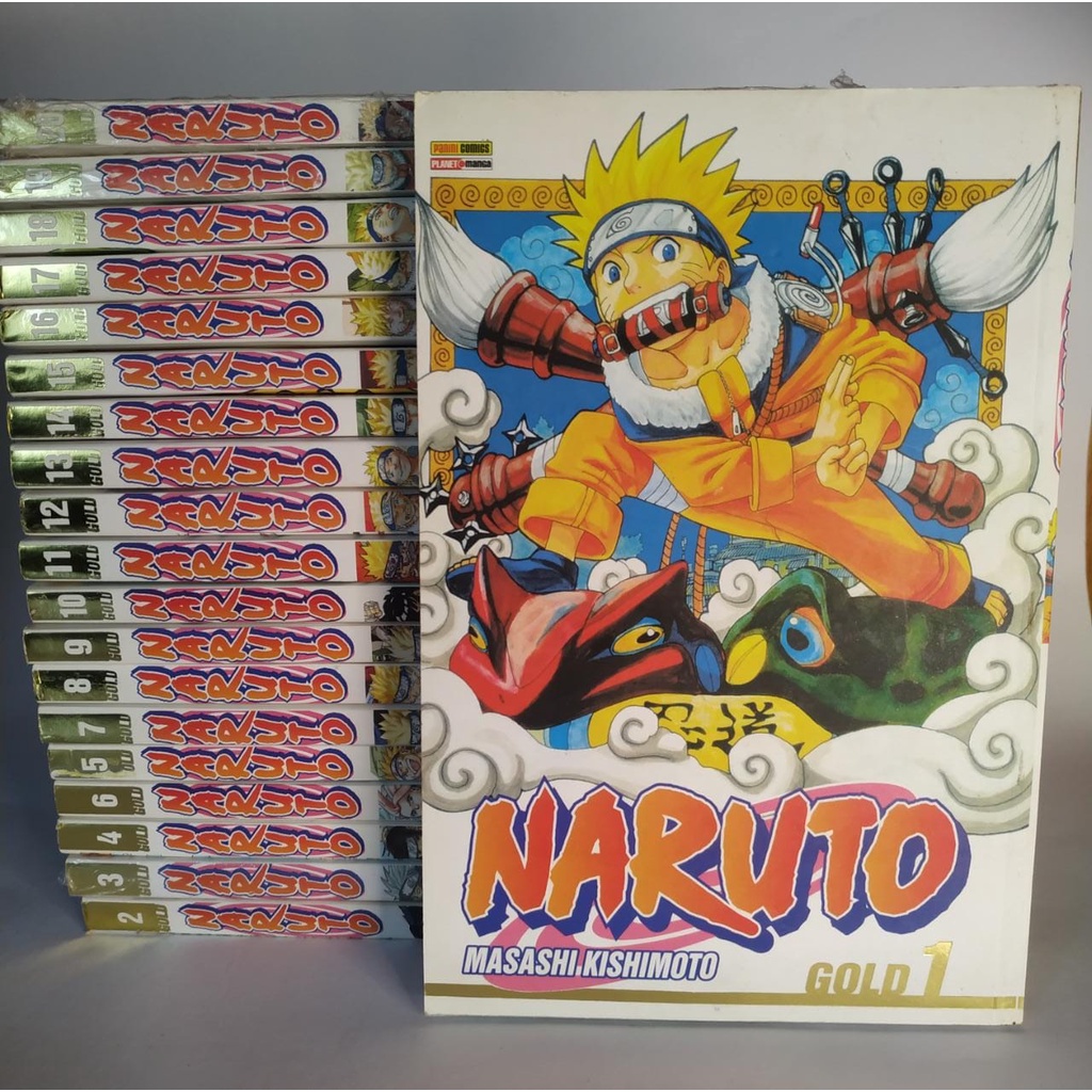 Manga Naruto Gold - Coleção Vol. 1 Ao 25 Completo Portugues