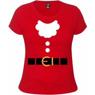 Camiseta Baby look Feminina Mamãe Noel Papai Noel Natal